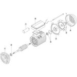 Couvercle de ventilateur m2 mec 71 (0. 50cv) kripsol Couvercle de ventilateur m2 mec 71 (0. 50cv) kripsol