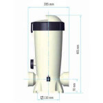 Doseur de chlore / brome dossi 3 en ligne 3, 5 kg Doseur de chlore / brome dossi 3 en ligne 3, 5 kg