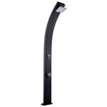 Douche solaire spring 30l en aluminium anthracite