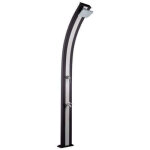 Douche solaire spring 30l en aluminium anthracite / inox