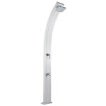 Douche solaire spring 30l en aluminium peinture inox