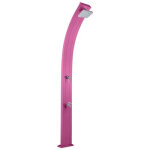 Douche solaire spring 30l en aluminium rose