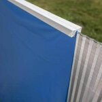 Liner piscine gré ovale 800 x 470 x h. 132 cm - rail d'accroche - bleu Liner piscine gré ovale 800 x 470 x h. 132 cm - rail d'accroche - bleu