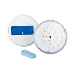 Lot de 2 projecteurs led blanc avec t�l�commande
