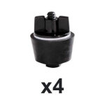 Lot de 4 bouchons d'hivernage 38 mm (1 1 / 4)