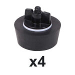 Lot de 4 bouchons d'hivernage 63 mm (2 )