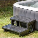 Marche pied pour spa et piscine hors - sol