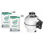 Pack cantabric side 6m3 / h 400mm + verre filtrant