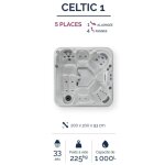 Pack spa rigide celtic 1 avec pompe  chaleur