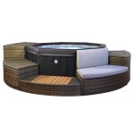 Pack spa semi - rigide octopus + 5 mobiliers