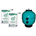Pack vesubio 600mm 14m3 / h + verre co - filtrant