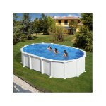 Piscine acier gré ovale - haiti 634 x 399 x h. 132 cm - filtre à sable Piscine acier gré ovale - haiti 634 x 399 x h. 132 cm - filtre à sable