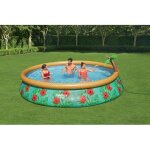 Piscine autoporte bestway ronde  457 x h. 84 cm fast set paradise palms