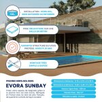 Piscine bois evora 620 x 420 x h 133 cm