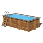 Piscine bois marbella 2 420 x 270 x h 117 cm