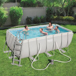Piscine tubulaire bestway rectangulaire 4, 12 x 2, 01 x 1, 22 m power steel