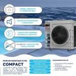 Pompe  chaleur poolex nano action rversible 4 kw