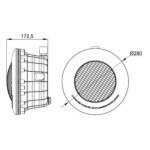 Projecteur led blanc easy line par56