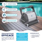 Robot piscine hayward aquavac 300 qc - brosses mousse