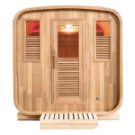 Sauna vapeur d'extérieur gaïa nova - 3 à 6 places Sauna vapeur d'extérieur gaïa nova - 3 à 6 places