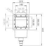 Skimmer pour piscines gre - 14, 6 x 14, 1 cm - blanc