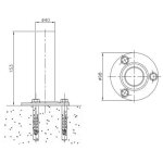 Supports d'échelle sur platine (lot de 2) Supports d'échelle sur platine (lot de 2)