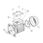 Ventilateur pentair (moteur pentek 0. 37 � 0. 75 kw) � 15 mm / 130 mm