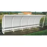 Abri de touche acier galv plastifi haut. 2m 1m sporti