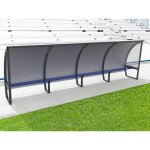Abris de touche arriere aluminium 10 personnes sodex sport Abris de touche arriere aluminium 10 personnes sodex sport