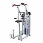 Appareil de musculation dips au menton assist� proclubline series ii pile de poids 105 kg