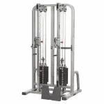Appareil de musculation double colonne cble avec pile de poids 2 x 105 kg proclubline
