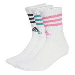 Chaussettes adidas 3 - stripes cushioned crew (x3)
