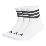 Chaussettes rembourres mi - hautes adidas 3 stripes (x3)