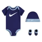 Ensemble de barboteuse + bonnet + chaussons bb garon nike nhn swoosh