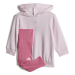 Ensemble de jogging en polaire et sweatshirt  capuche bb fille adidas