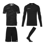 Ensemble maillot, short et chaussettes de gardien enfant uhlsport prediction