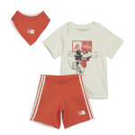 Ensemble t - shirt , short et bavoir bébé adidas disney mickey mouse Ensemble t - shirt , short et bavoir bébé adidas disney mickey mouse