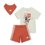 Ensemble t - shirt , short et bavoir bb adidas disney mickey mouse
