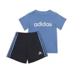 Ensemble t - shirt avec short coton biologique bb adidas 3 - stripes essentials lineage