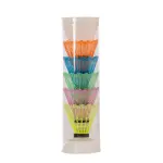 Lot de 6 volants de badminton en plastique softee