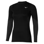 Maillot col rond manches longues femme mizuno breath thermo merino wool