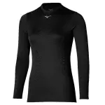 Maillot col rond manches longues femme mizuno breath thermo mid weight