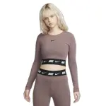 Maillot crop manches longues femme nike tape