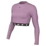 Maillot crop  ruban manches longues femme nike sportswear
