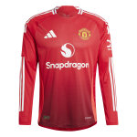Maillot domicile authentique manches longues manchester united 2024 / 25