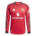 Maillot domicile authentique manches longues manchester united 2025 / 26