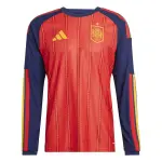 Maillot domicile authentique manches longues espagne coupe du monde 2026