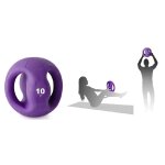 Medecine ball avec poignée tremblay 10 kg Medecine ball avec poignée tremblay 10 kg