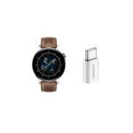 Montre connecte avec adaptateur 5v2a type c huawei watch 3 classic