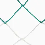 Paire de filets foot � 11 europ�en bicolore pp tress� 4mm simple maille 120 nid d'abeille sporti